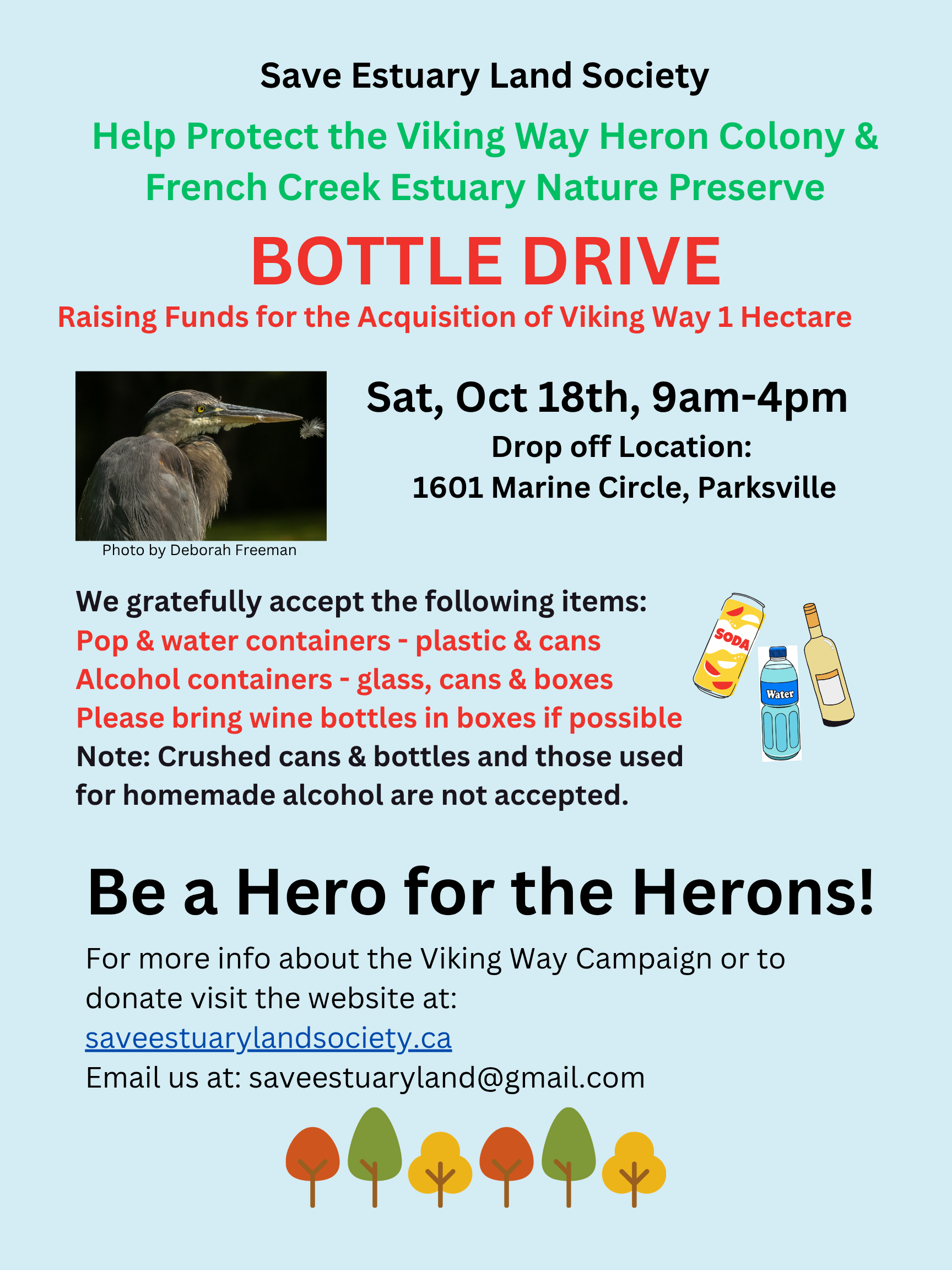 Bottle Drive Poster Oct 2, 2025
