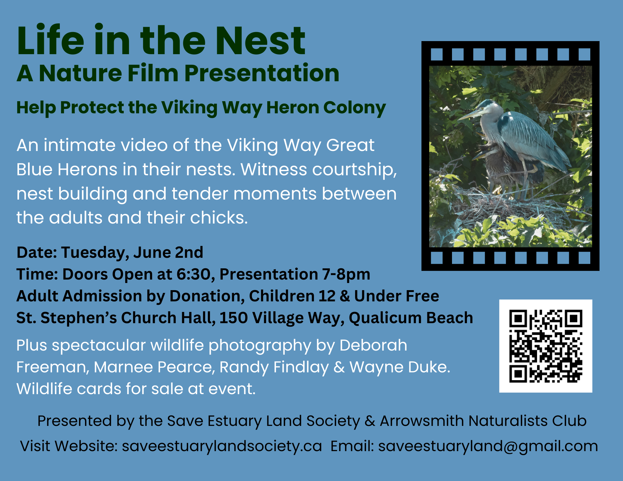 Life in the Nest flyer St Stephen's Event
